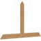 Ekena Millwork Portland Timber Gable Bracket, Western Red Cedar, 72"W x 45"H x 1 1/2"D x 5 1/2"F, 15/12 Pitch GBW072X45X0206POR00SWR - alternate 4